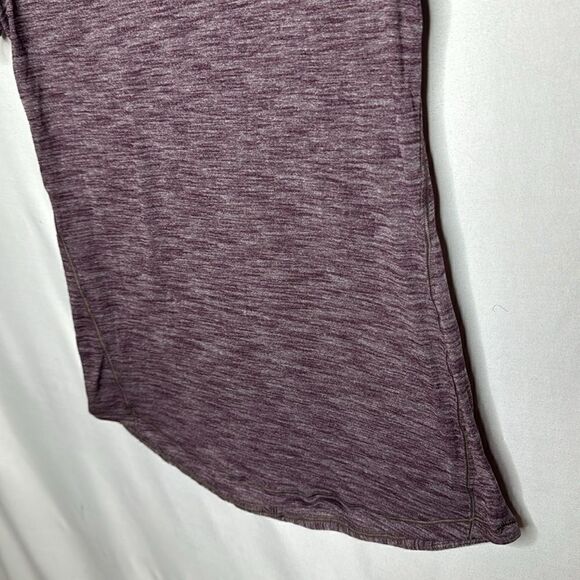 Lululemon Heathered Purple Intense-Tee Short Sleeve Lightweight Top. Size 6. - Picture 3 of 6